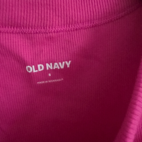 Old Navy Ribbed Tank Top Women’s Size S Hot Pink Fuchsia Sleeveless Stretch NWT - Picture 4 of 6